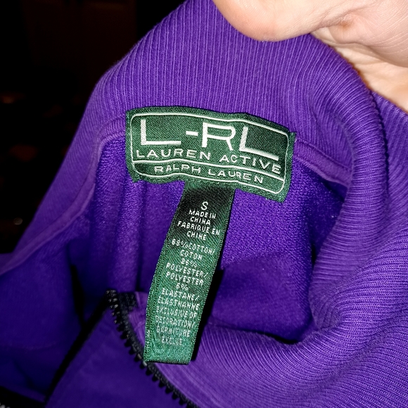 Purple Lauren Ralph Lauren Dragon Embroidered purple Sweater - Picture 3 of 5